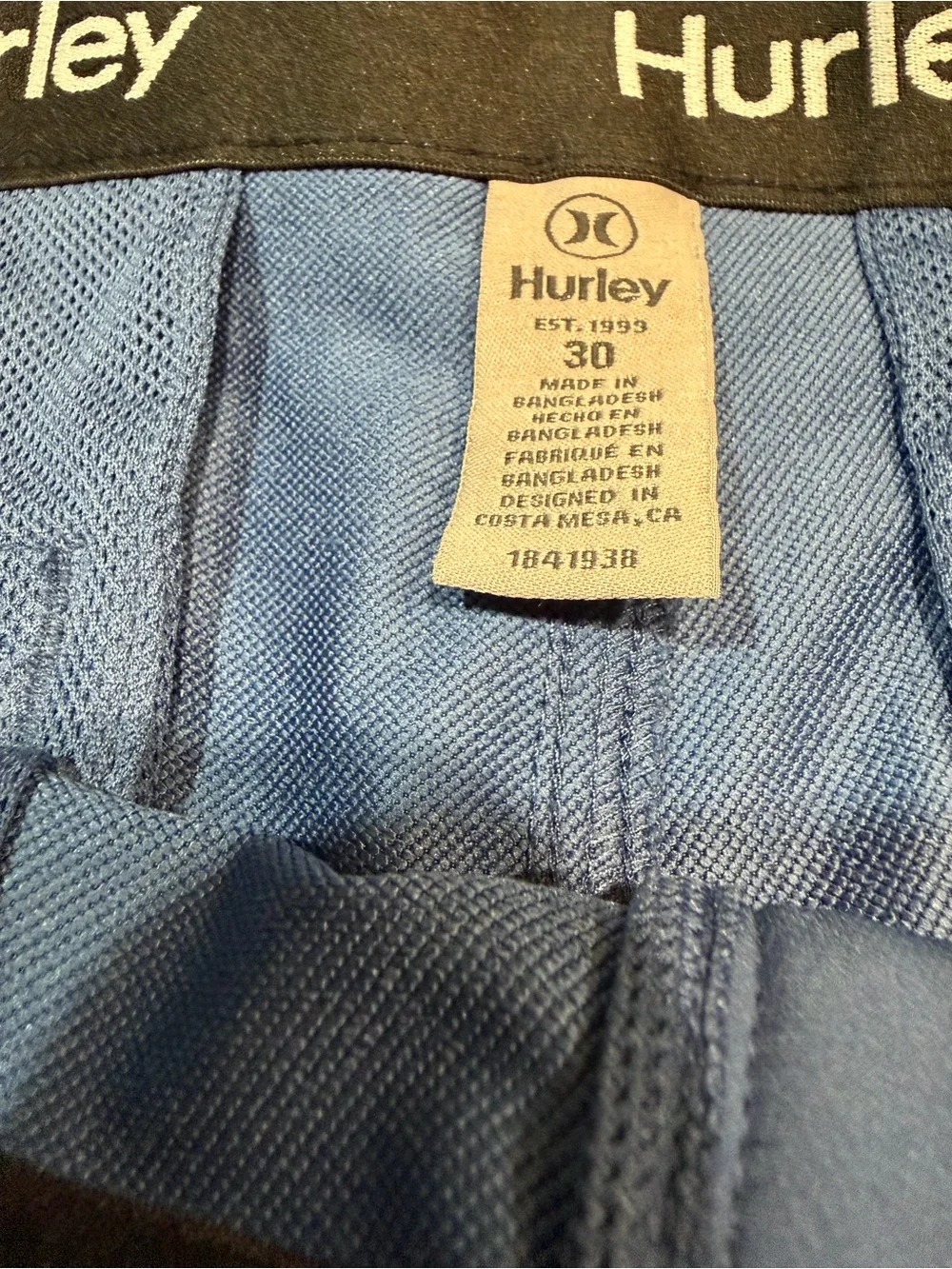 Hurley Slate Blue Hybrid Shorts
